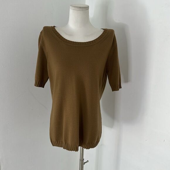 ESCADA Elevated Basic Neutral Wool Blouse - Picture 1 of 6